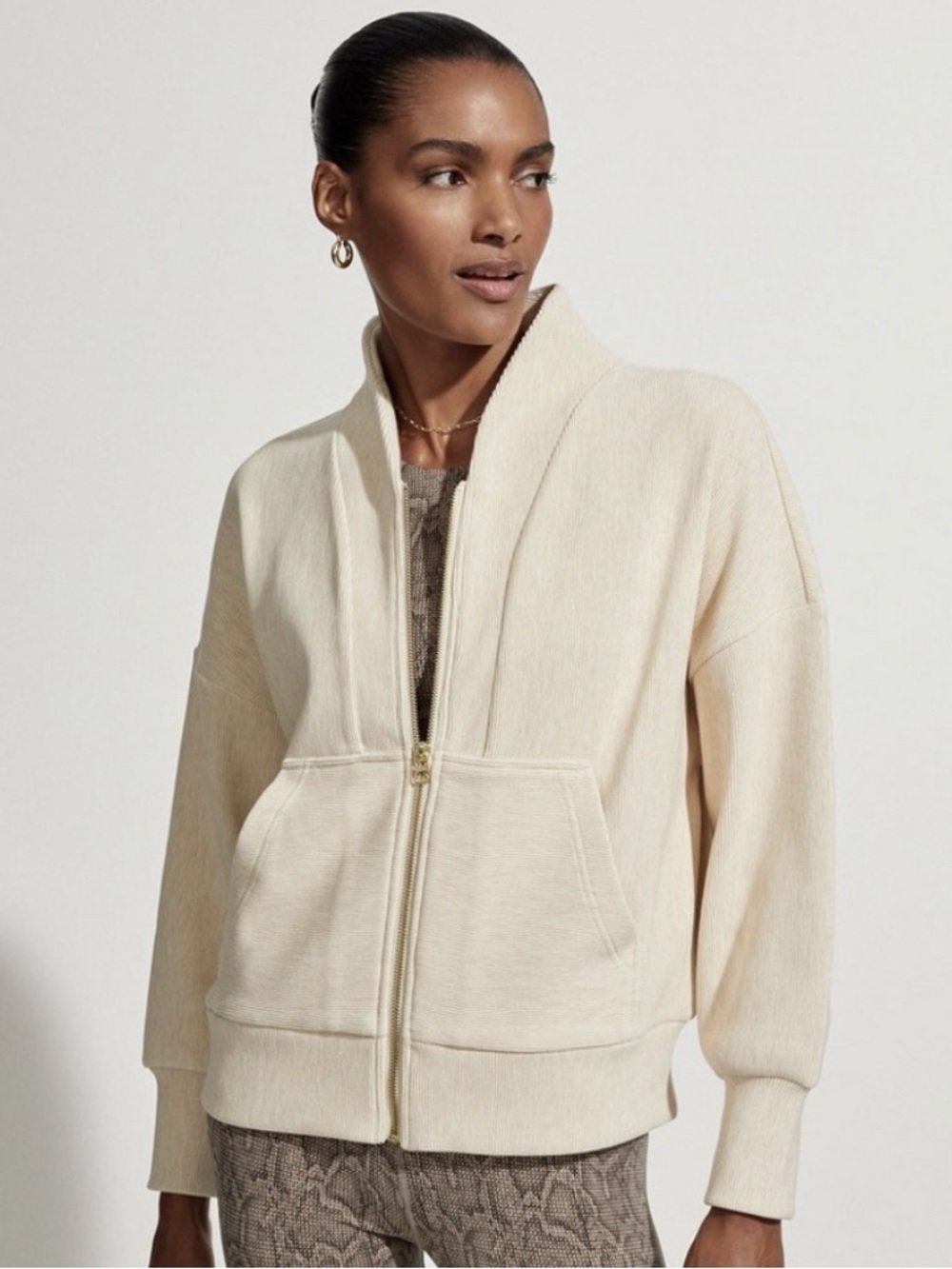 Varley ROSANNE ZIP THROUGH SWEAT small